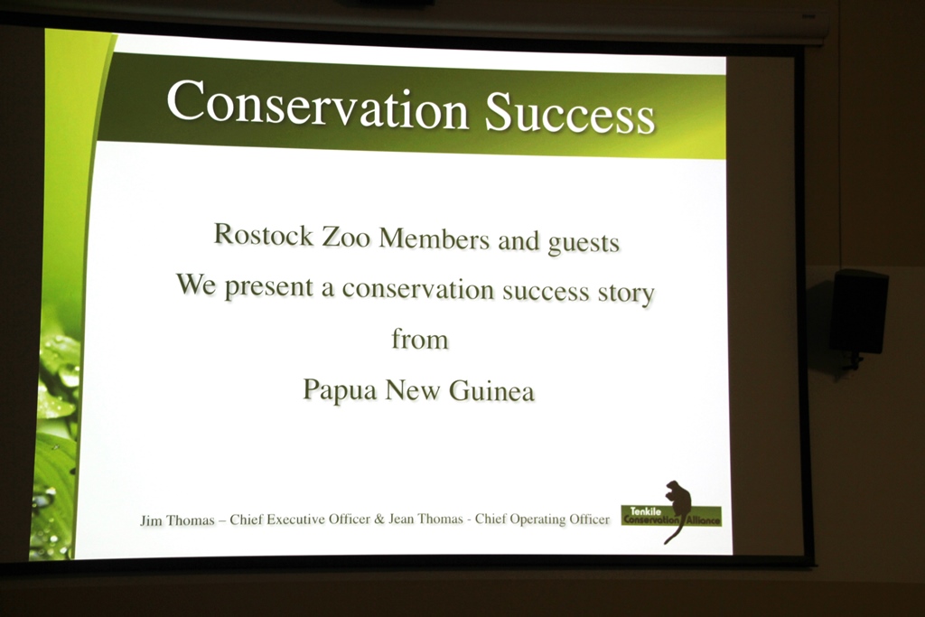 Vortrag zur „Tenkile Conservation Alliance“