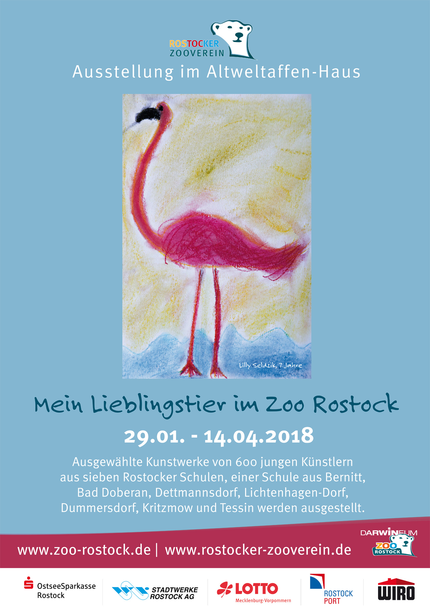 Plakat Ausstellung Kinderzeichnungen 2018